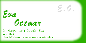 eva ottmar business card